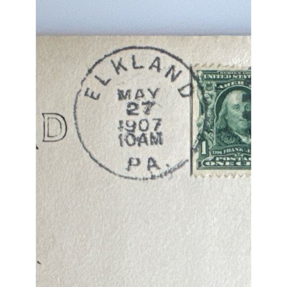 Atq RPPC Postcard Portraits Ephemera Little Girl Portrait Greeting Card Sepia - Picture 4 of 4